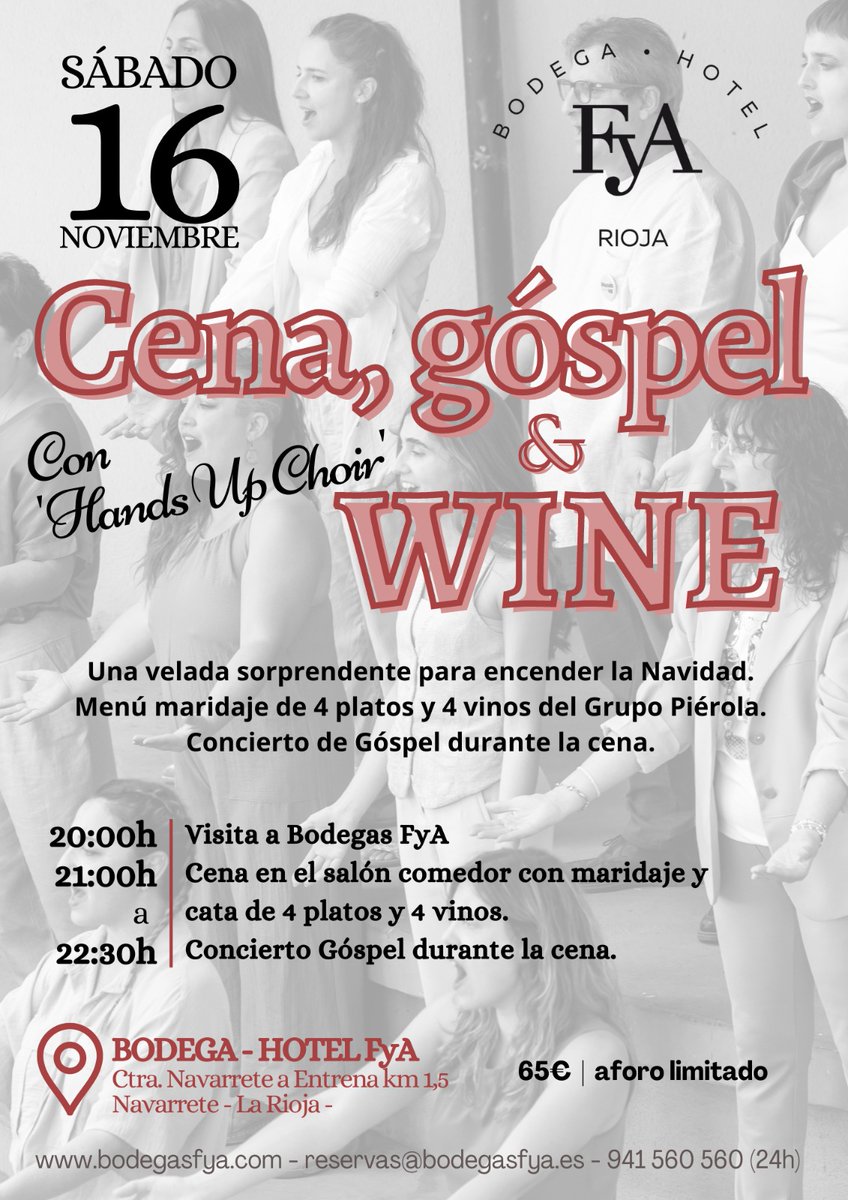 🍷📝 Quedan menos de 6 días para este planazo.
Este sábado en Navarrete, La Rioja
Sólo, con pareja, con amigos

<a href="/AytoLogrono/">Ayuntamiento Logroño</a> <a href="/AYTONavarrete/">AYTO. NAVARRETE</a> <a href="/AytoViana/">Ayuntamiento de Viana</a> <a href="/lariojaturismo/">La Rioja Turismo</a> <a href="/PrensaRioja/">La Prensa del Rioja</a>