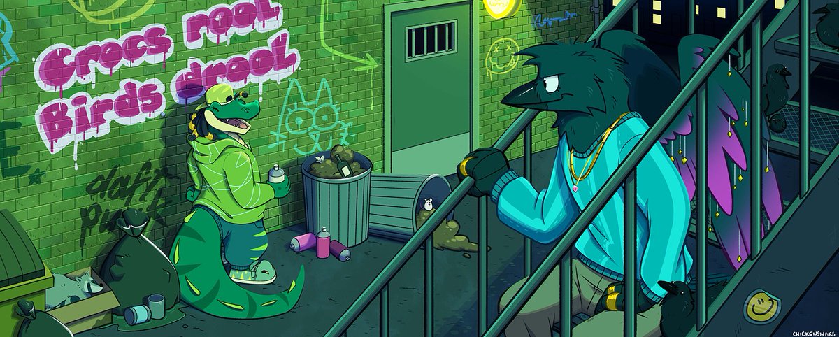 birds do NOT drool okay..