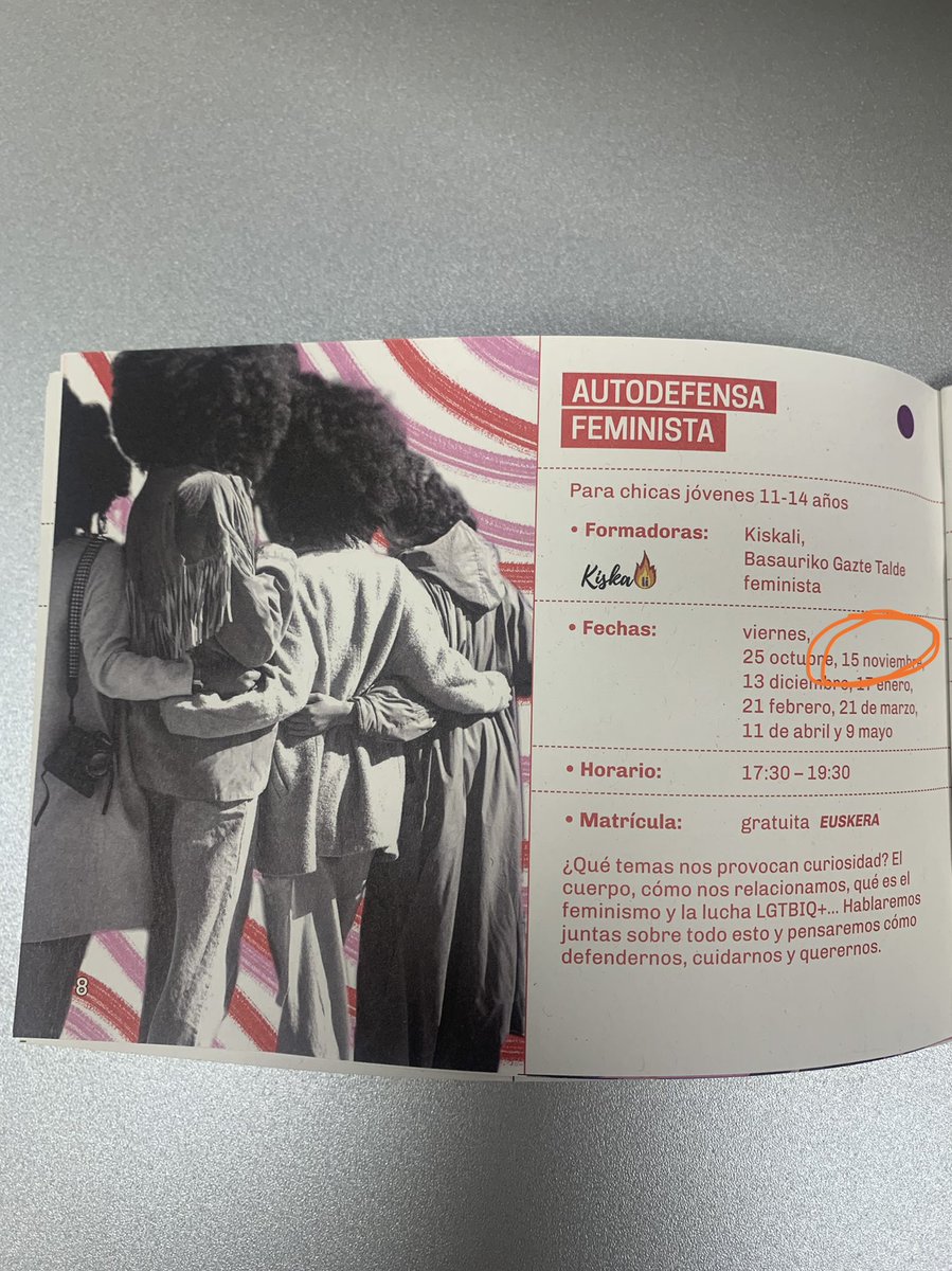 📣Atención chicas❗️
Este viernes vamos a ir a Marianea a  hacer Autodefensa Feminista.
Hemos quedado a las 17:00 en Zirtzart, ¿te apetece venir con nosotras? 
¡Os esperamos!

@marieneabasauri #zirtzart #autodefentsaFeminista #AutodefensaFeninista #Basauri