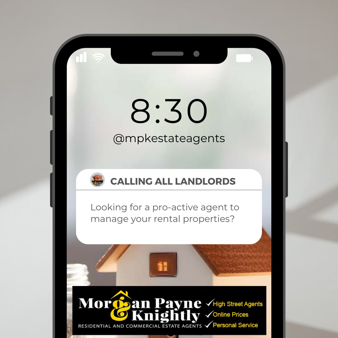 Are you fed up with your rental property being poorly managed? Simply need some advice?

Get in touch with our friendly lettings team, explore our rental packages including rent guarantee and full management!
>>mpkestateagents.co.uk

#estateagents #property #landlord #lettings