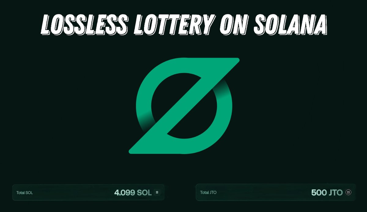 A DeFi lottery where you can’t lose?

Let’s dive into @ZeloFinance – Solana’s lossless lottery

Here’s how it works, how you can earn, and how to be early for the airdrop 🧵👇