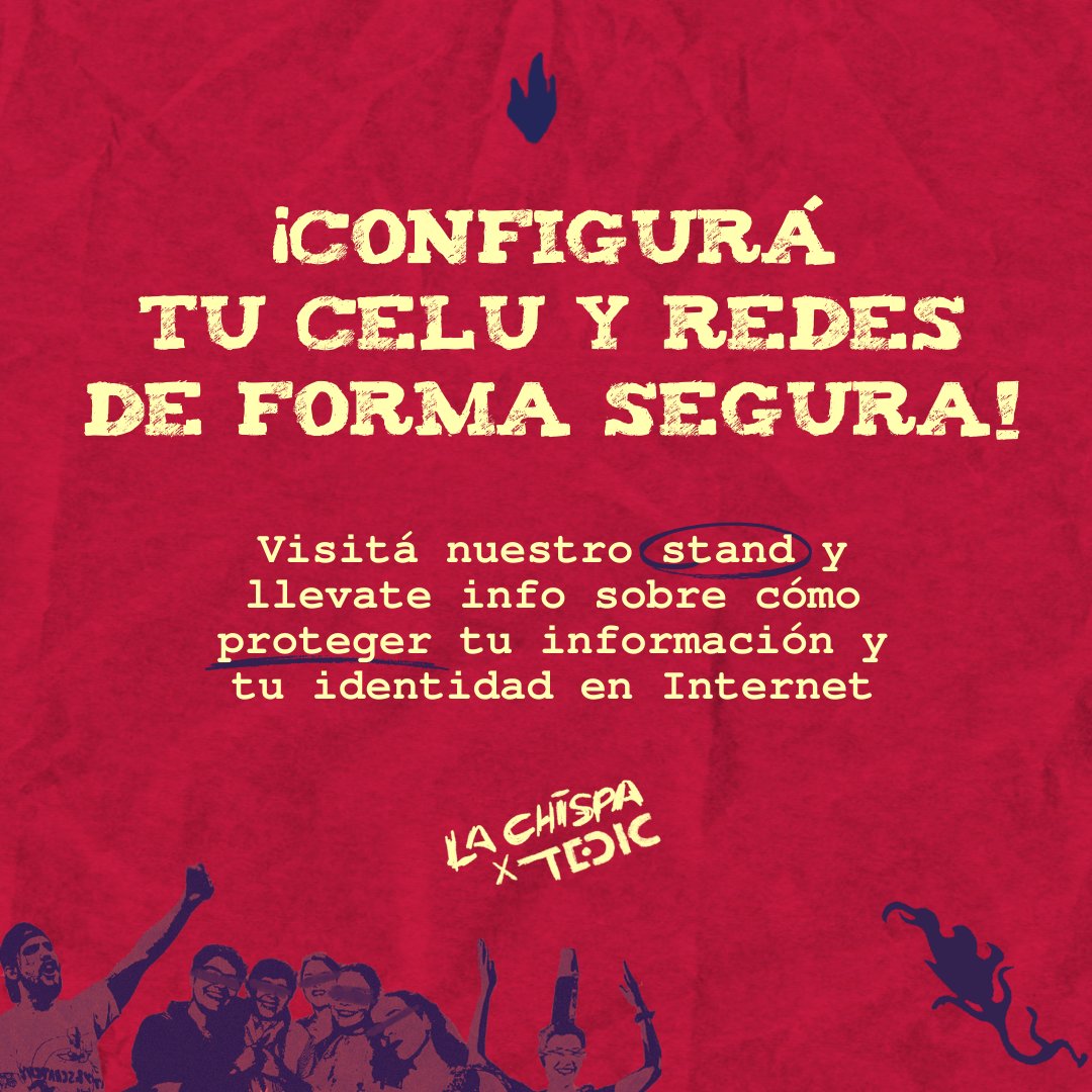 🛡️ Visitá nuestro stand y configurá tu celu y redes de forma segura. Llevate info práctica para proteger tu identidad en Internet. ¡Cuidarnos también es parte de la fiesta! 🌐