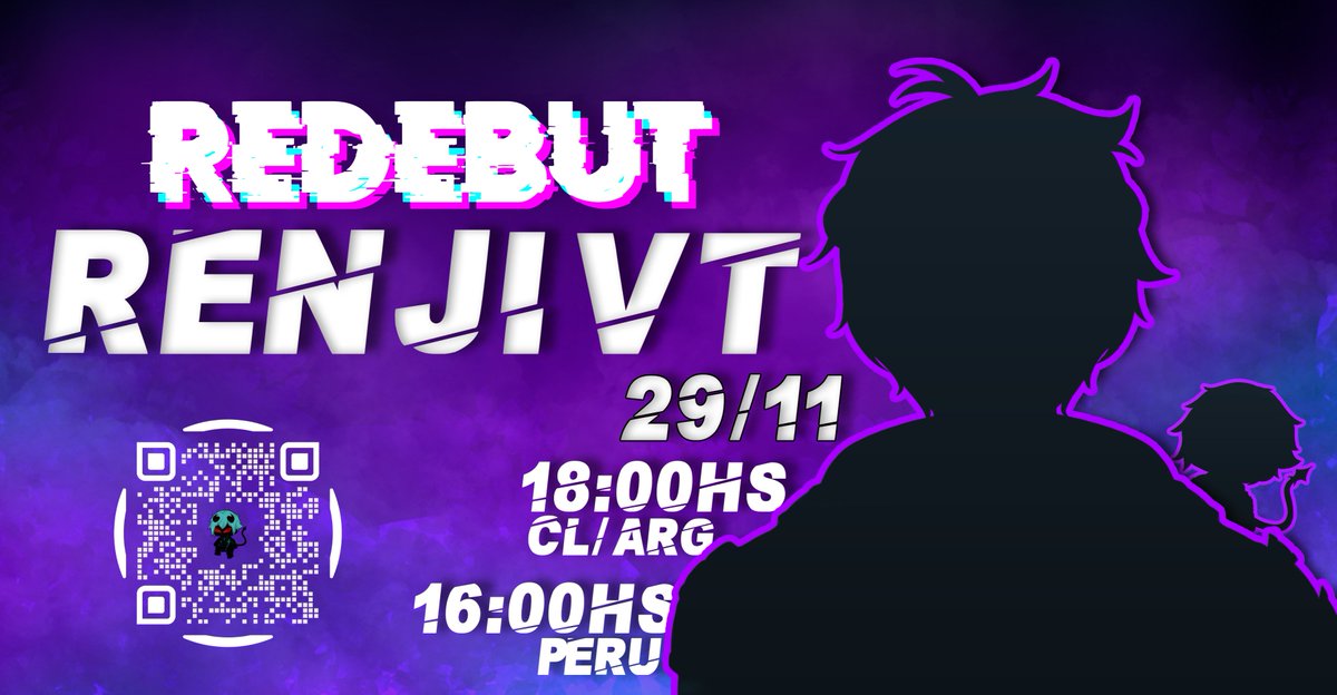 Wolaaaa!! soy yo otra ves👀
este será el día de mi redebut✨no te lo pierdan!! habrán milanesas y empanadas con coquita!!  🥳
#VtuberDebut #VTuberUprising #VtuberES #Vtuber #Vtubers