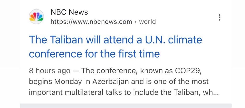 geviskajyan's tweet photo. Azerbaijan breaks new ground by having champions of climate and human justice, the Taliban, in attendance at COP29. https://t.co/wADMtjud7d