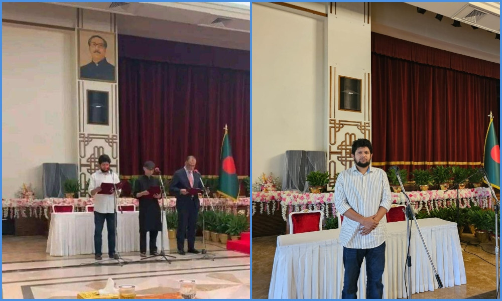 বঙ্গভবনের দরবার হল থেকে সরিয়ে ফেলা হলো শেখ মুজিবের ছবি