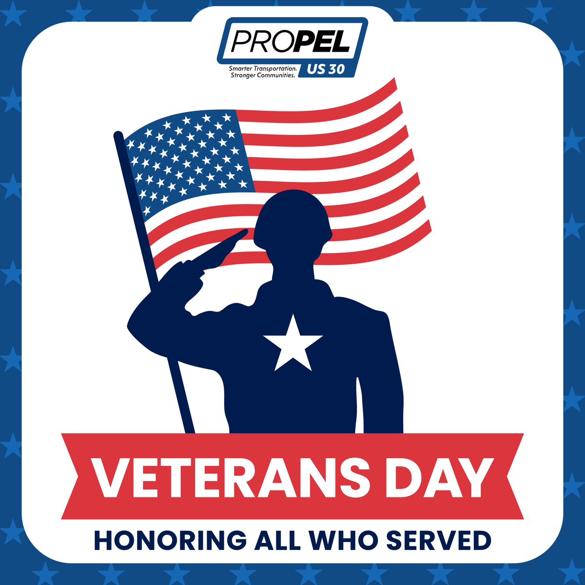 PropelUS30's tweet photo. The #ProPELUS30 study teams honor everyone who served our country. Thank you for your time, dedication, and sacrifices. https://t.co/nbUmbAoZrQ