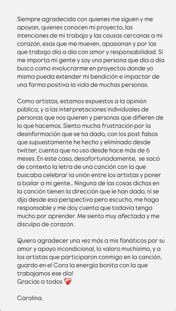 Apoyo total a la G 😇