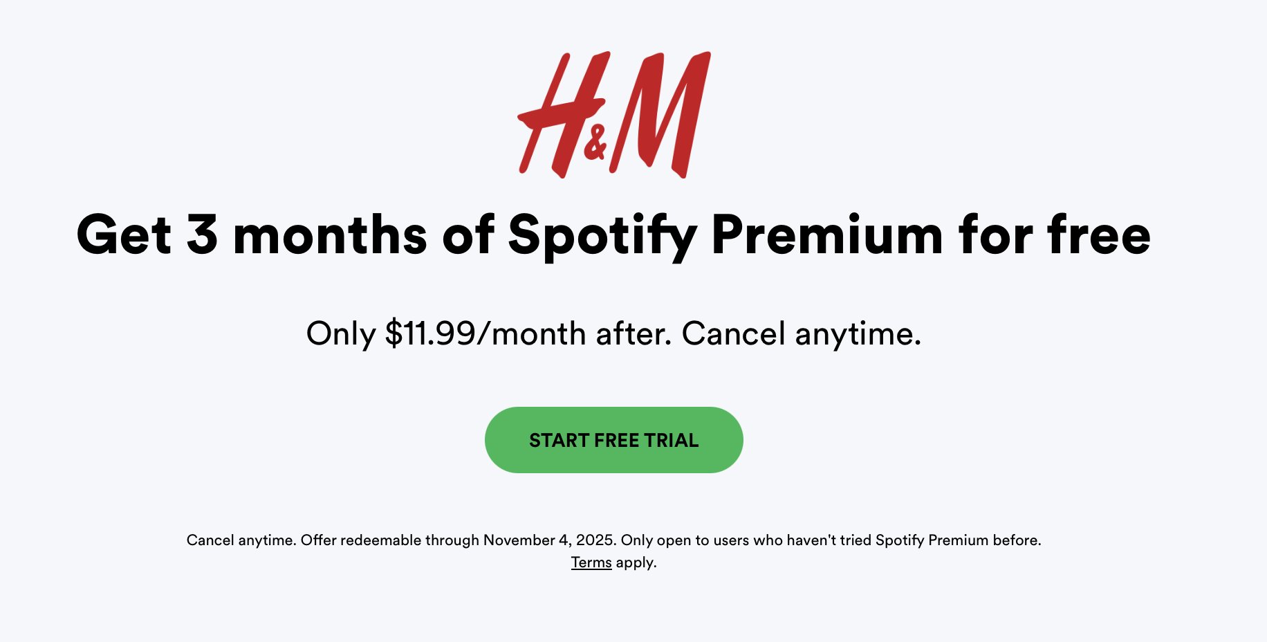 H & m my account hot sale