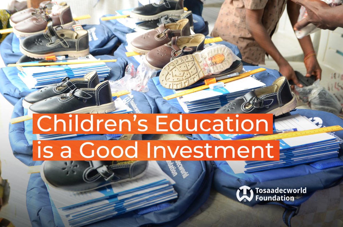 TosaadecFdn's tweet photo. Investment returns include ⬇️

✔️ improved lives
✔️ increased literacy
✔️ stable communities
✔️ prosperous societies
✔️ thriving economies
✔️ sustainable future

💰Investment in children's education does not only benefit children, it benefits us all. | #FundEducation https://t.co/8S9uYYuaAz