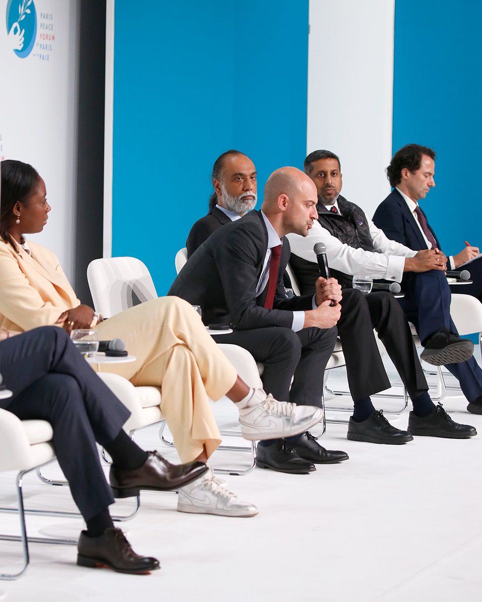 ParisPeaceForum's tweet photo. @jnbarrot @KateKallot @AminiTech @kbeguir @instadeepai @vilasdhar @martintisne 👉 This discussion sets the stage for the upcoming AI Action Summit in Paris, where global stakeholders will work to create an inclusive AI landscape that truly benefits everyone. #PPF2024 https://t.co/i9sds40azN