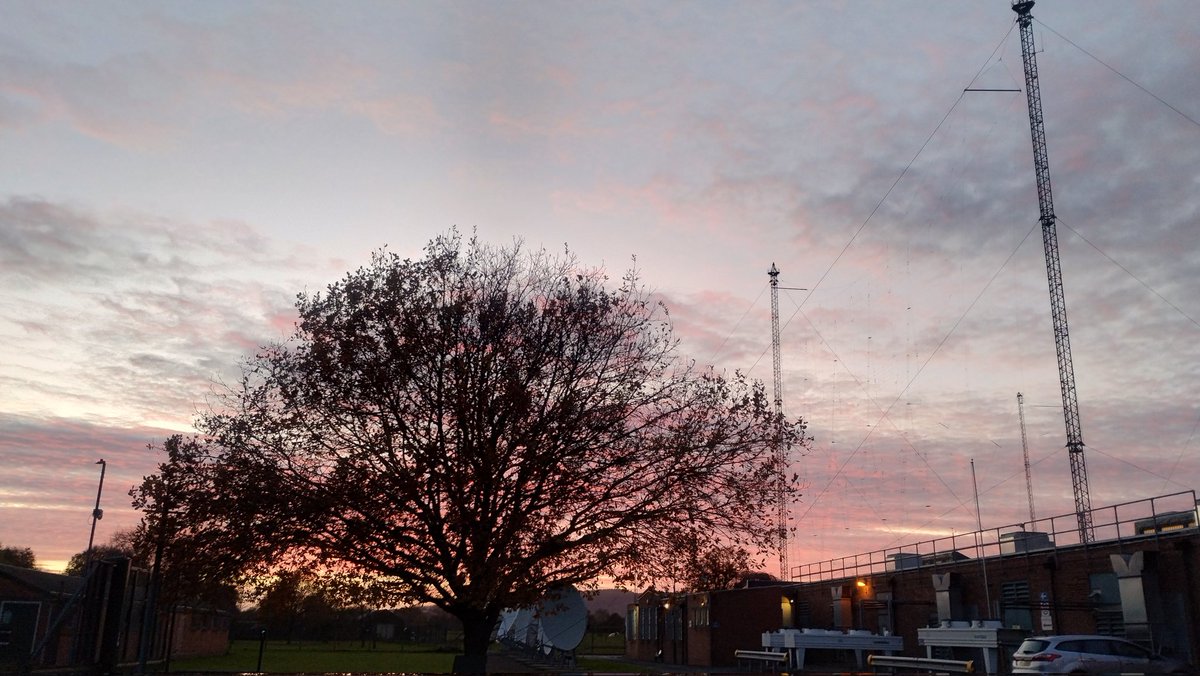 Never mind the shepherd 

Red sky at night, transmitter engineer's delight