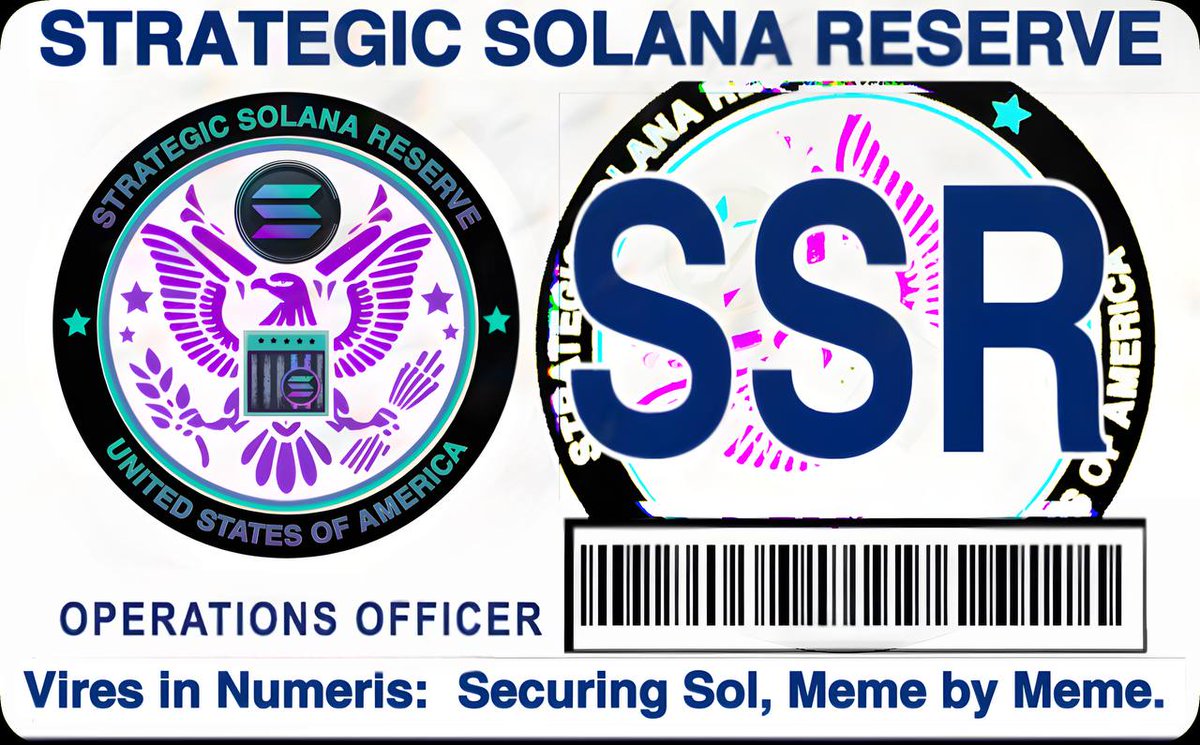 $SSR | STRATEGIC SOLANA RESERVE tweet media