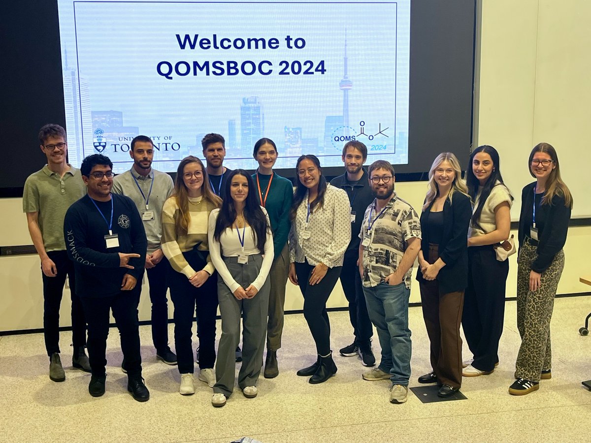I had a fantastic time this week-end at the @QOMSBOC conference expertly organized by @RousseauxGroup! 

Congratulations to student Iannick Lepage who won a presentation prize for his work introducing the concept of "molecular cryptids" (to be submitted soon!)