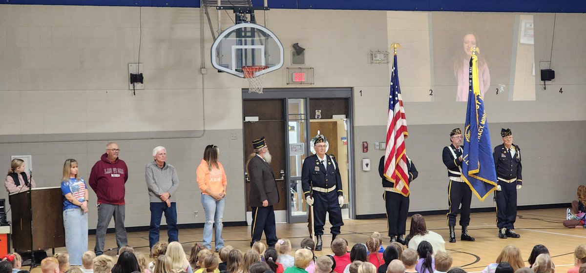 TMBElementary's tweet image. Tracy Elementary Veteran's Day Program