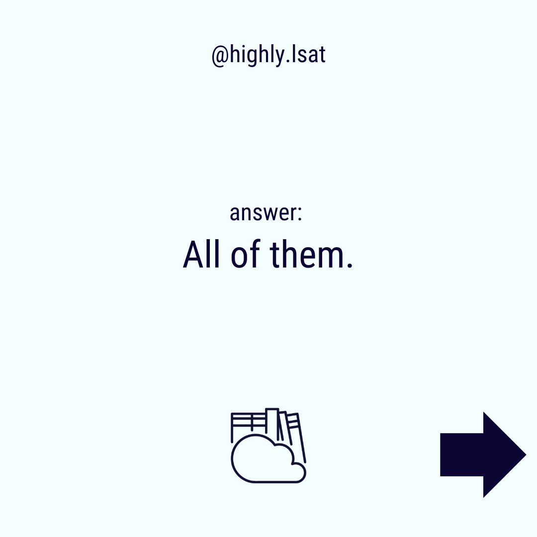 Highly_LSAT's tweet image. Indicator words aren't everything, but they ARE helpful! I suggest you make flash cards and memorize all argument indicator words. #lsat #lsatsuccess #lsatprep #lsatstudying #lsatquestions #prelaw #lsattutor #lsatinstructor #lsatteacher #lsatstudy #lsatstudybuddies