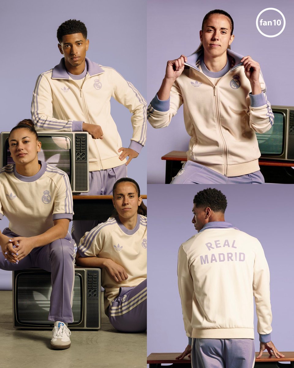 SoyFan10's tweet photo. ¡¡¡ES BELLÍSIMA!!! 🤩🤍💜

ADIDAS presentó la nueva colección estilo retro Adidas Originals del Real Madrid x Adicolor. 

SIMPLEMENTE ESPECTACULAR. 🤤 https://t.co/QWKxFJqqjC
