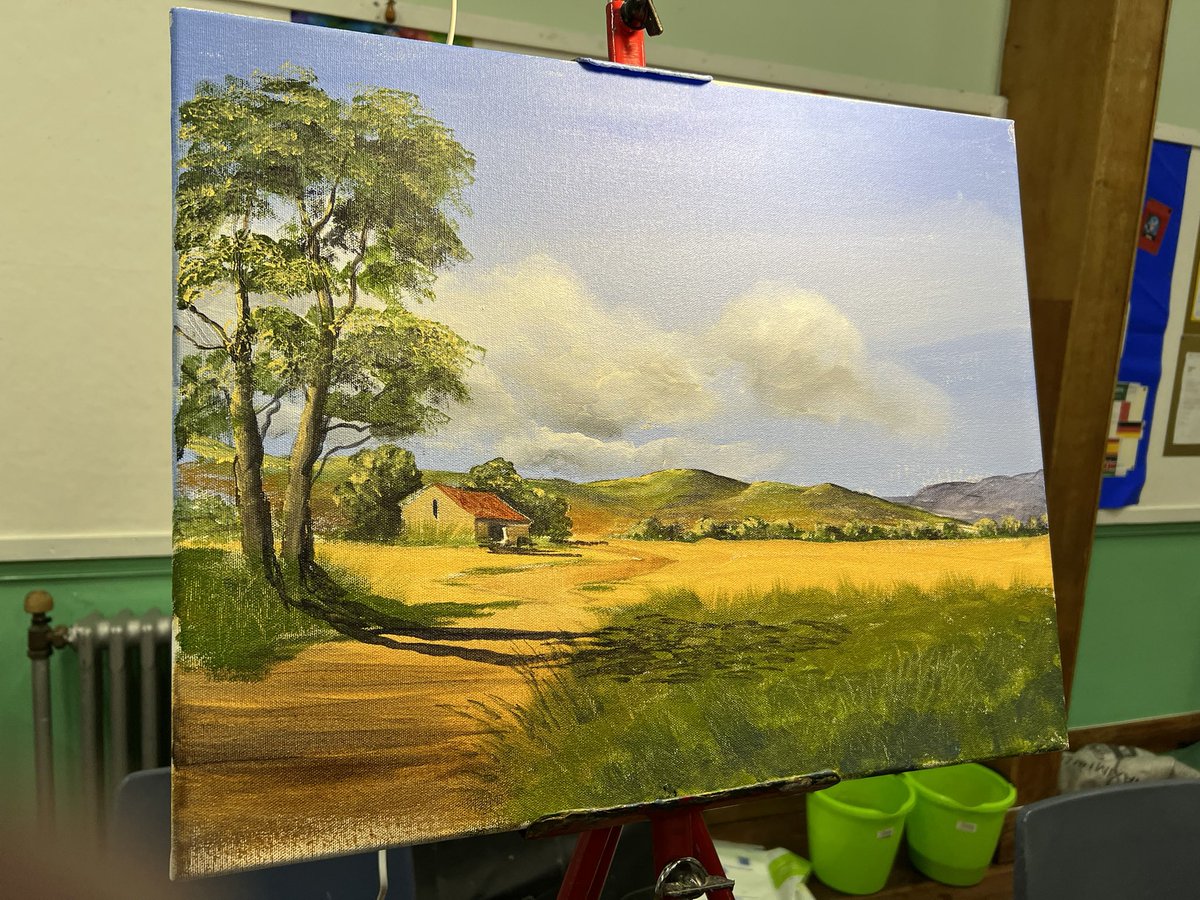 Job done, been a good day. <a href="/DalerRowney/">Daler-Rowney</a> #system3acrylics charlesevansart.com