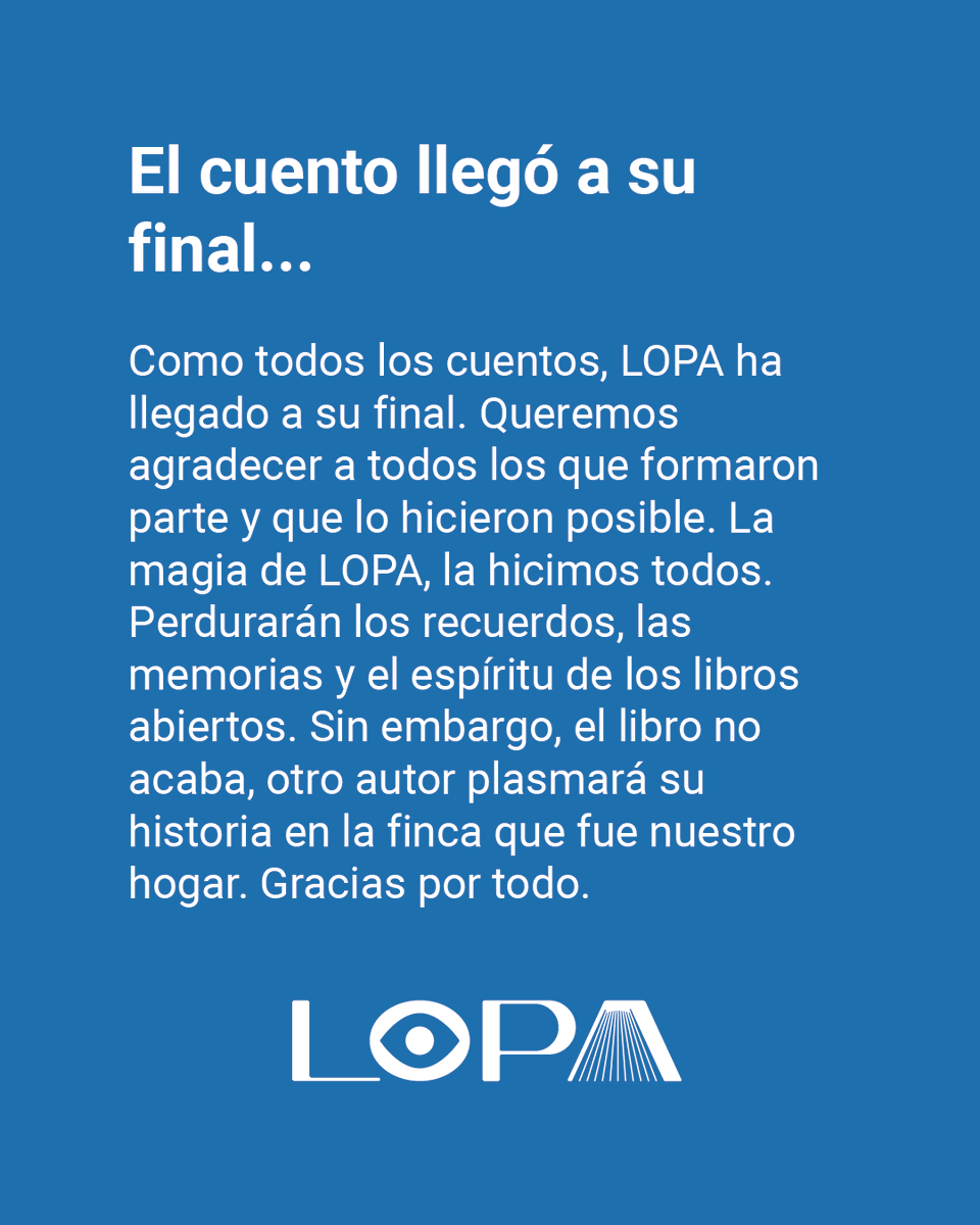 LOPALibreria's tweet photo. ¡Gracias por todo! https://t.co/QacxxVzsUT