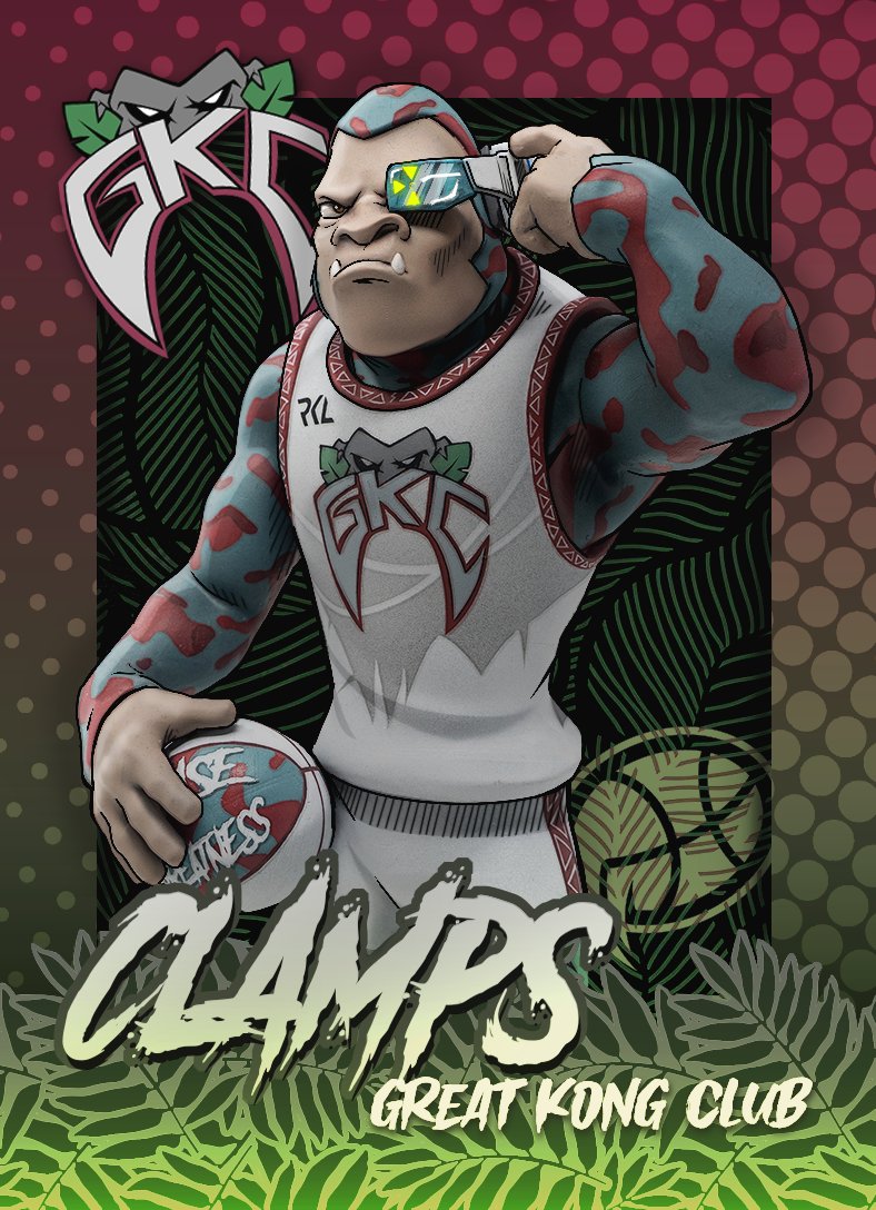 remx_xyz's tweet photo. ▪️Todays Drop▪️

🎨GKC - Clamps Collectible by @willow408 

⏱️Available to claim @ 11am CST for 24 hours

💸Eligible for Collect2Earn

🤝 Collaboration with @RumbleKongs https://t.co/5wyVsSuvav