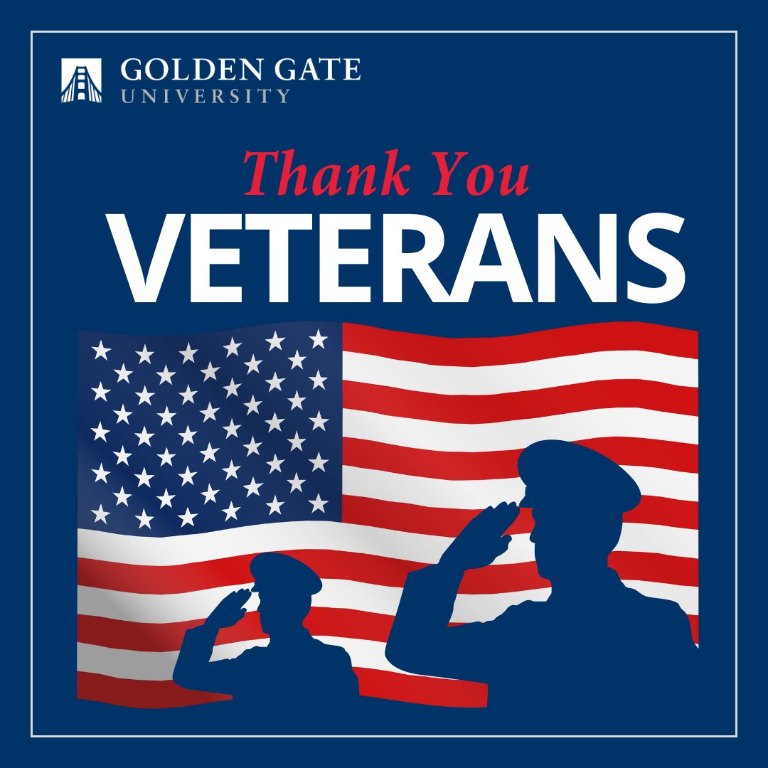 Today and every day, we honor our GGU student veterans and military families. Your courage, leadership, and sacrifice inspire our entire community. For over 100 years, we've been proud to support veterans' educational journeys. 
military.ggu.edu