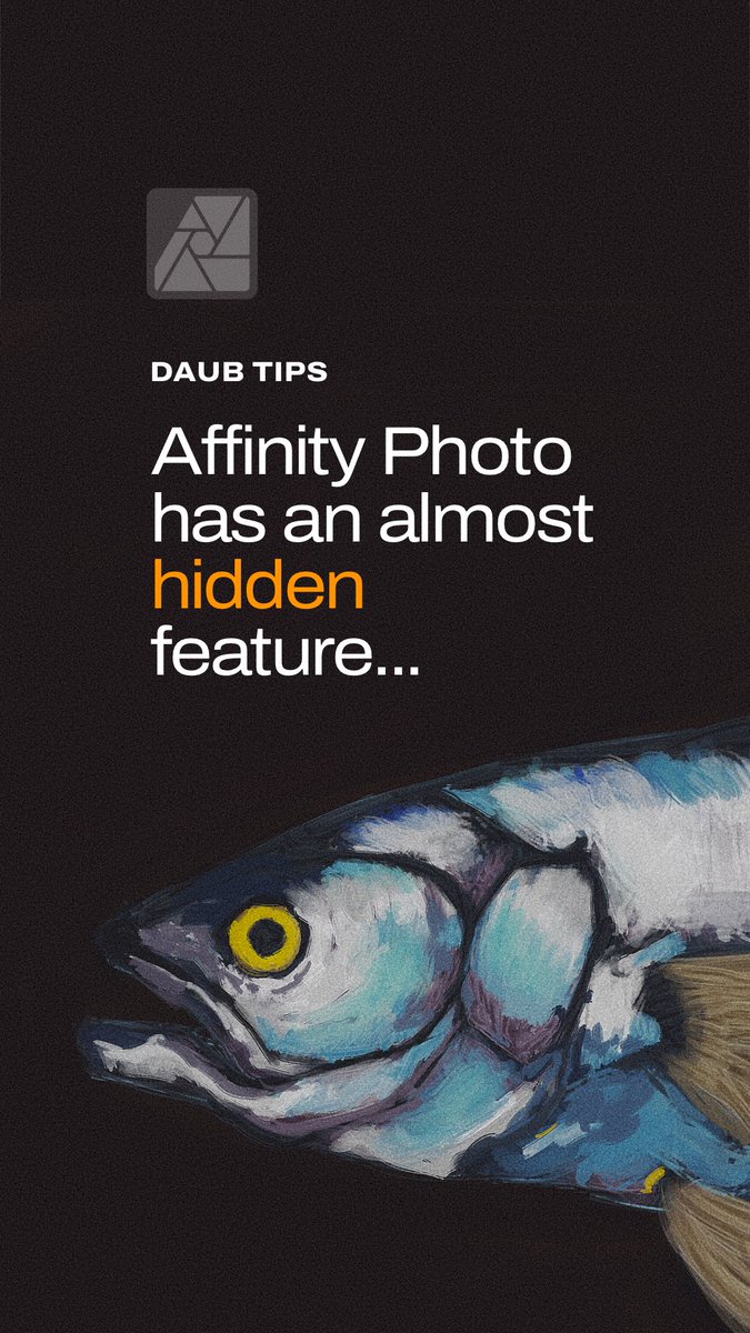 paololimoncelli's tweet photo. Quick tip... Do you know that Affinity Photo has some interesting features for creative art and digital painting?

#digitalpainting #illustration #naturalmedia #digitalart #tips #madeinaffinity https://t.co/TPvjqlkWKR