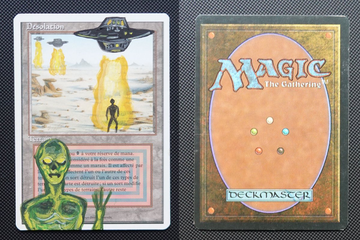 It's Monday, so let's get this "one of a kind" Revised French Badlands off my desk, as I'm increasingly convinced I'll never find the alterist. 

Every RT, the price drops by $5 until someone replies CLAIM with a screenshot. 

Ships worldwide. Starts at $1000. Good luck!