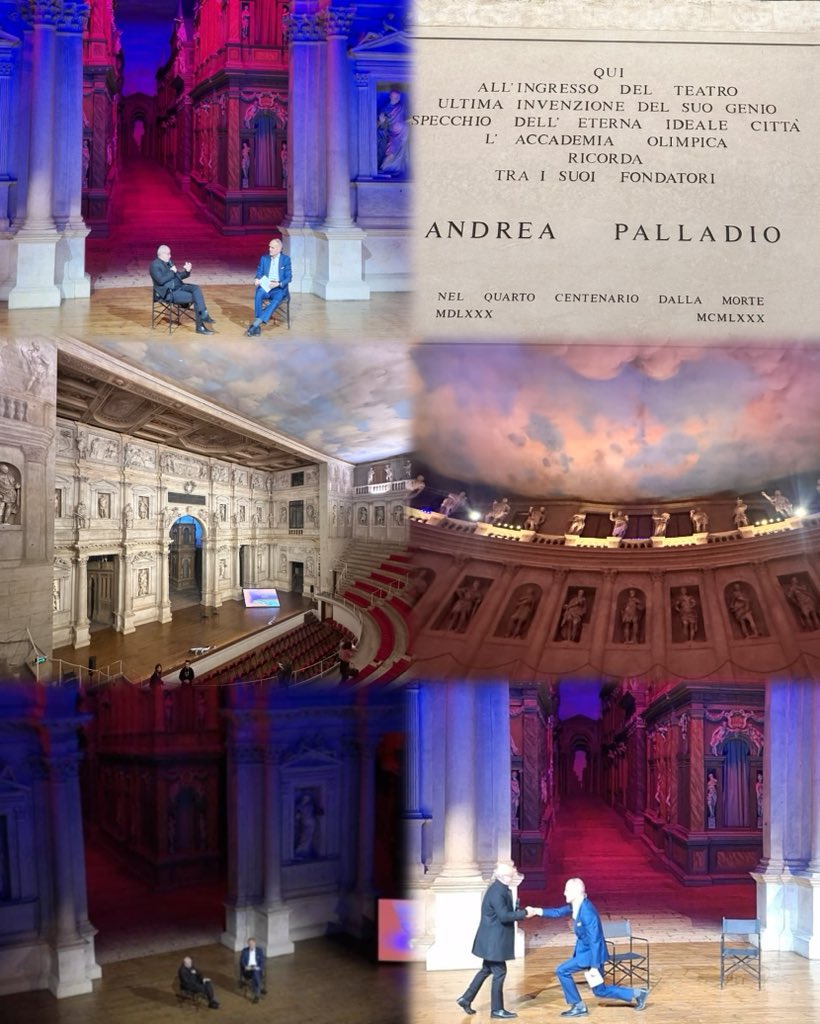 Chaire ETI Paris1 Sorbonne - IAE (@chaire_eti) on Twitter photo November 11th was a memorable moment when Pr <a href="/CarlosMorenoFr/">Pr Carlos Moreno | IAE-Paris Sorbonne</a> gave a lecture for young students at the Teatro Olímpico in Vicenza, Italy. The first modern theatre designed by Andrea Palladio in 1580, inspired by the Vitruvian man, to be built in his home town.
#HappyProximity November 11th was a memorable moment when Pr <a href="/CarlosMorenoFr/">Pr Carlos Moreno | IAE-Paris Sorbonne</a> gave a lecture for young students at the Teatro Olímpico in Vicenza, Italy. The first modern theatre designed by Andrea Palladio in 1580, inspired by the Vitruvian man, to be built in his home town.
#HappyProximity