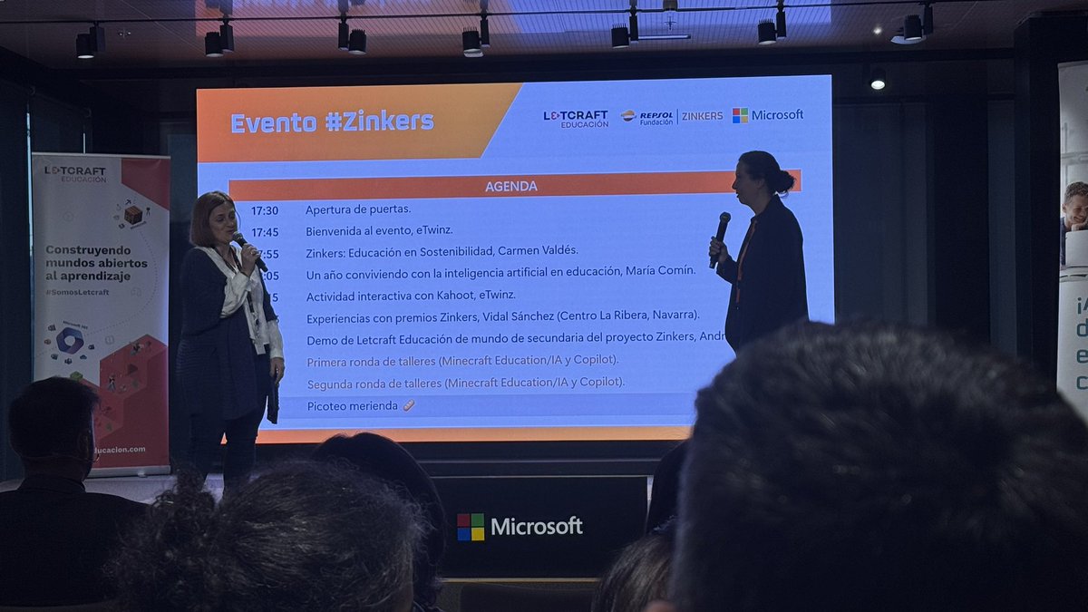 #evento #zinkers aprendiendo de #iA y #greencomp de la mano de @fundacionrepsol @microsoft_espana #formacion #micolemola