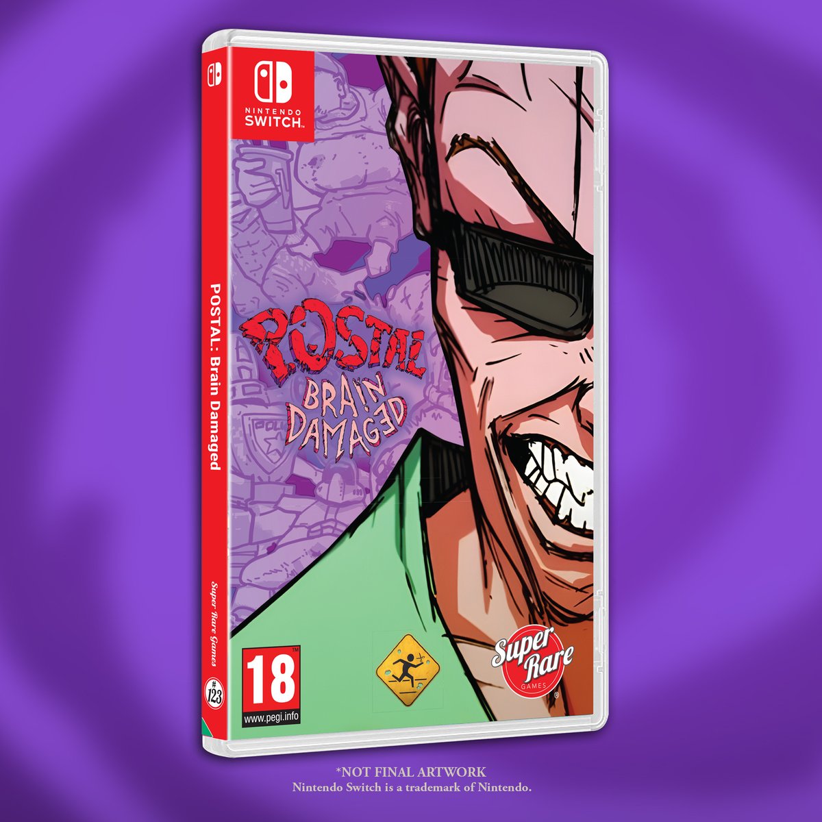 Take a look at the INSANE box art for POSTAL: Brain Damaged on