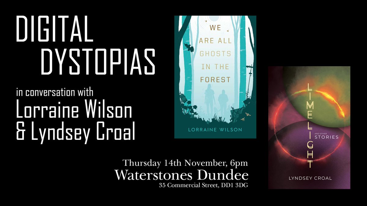 Dr Lorraine Wilson (mostly on Bluesky) (@raine_clouds) on Twitter photo This Thursday's digital dystopias event promises to be amazing. If you're near by please come join me, <a href="/writerlynds/">Lyndsey Croal</a> & <a href="/mkhardywrites/">MK Hardy</a> at <a href="/WstonesDundee/">Waterstones Dundee</a>
waterstones.com/events/digital… This Thursday's digital dystopias event promises to be amazing. If you're near by please come join me, <a href="/writerlynds/">Lyndsey Croal</a> & <a href="/mkhardywrites/">MK Hardy</a> at <a href="/WstonesDundee/">Waterstones Dundee</a>
waterstones.com/events/digital…