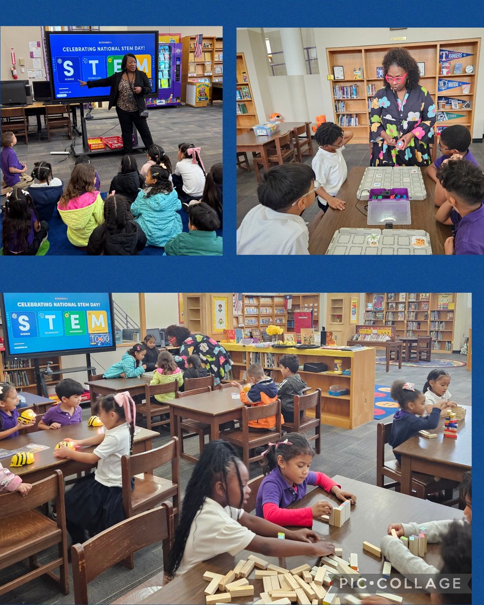 <a href="/JPStarksMST_Lib/">Librarian Kimberly Wooten</a> Librarian Wooten and Computer Tech Moore collaborate for #NationalSTEMDay <a href="/JPStarksMST/">J. P. Starks Math, Science and Technology Vanguard</a> <a href="/DISD_Libraries/">Dallas ISD Libraries</a>  <a href="/PDL_DallasISD/">Professional & Digital Learning - Dallas ISD</a>