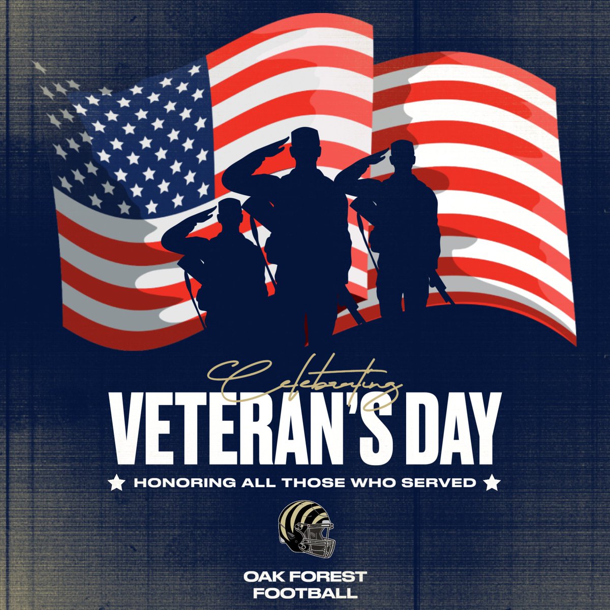 Thank you to all of our past, present, and future Veterans! Your service will always be appreciated! 

#thebengalway🐅 #veteransday #USA