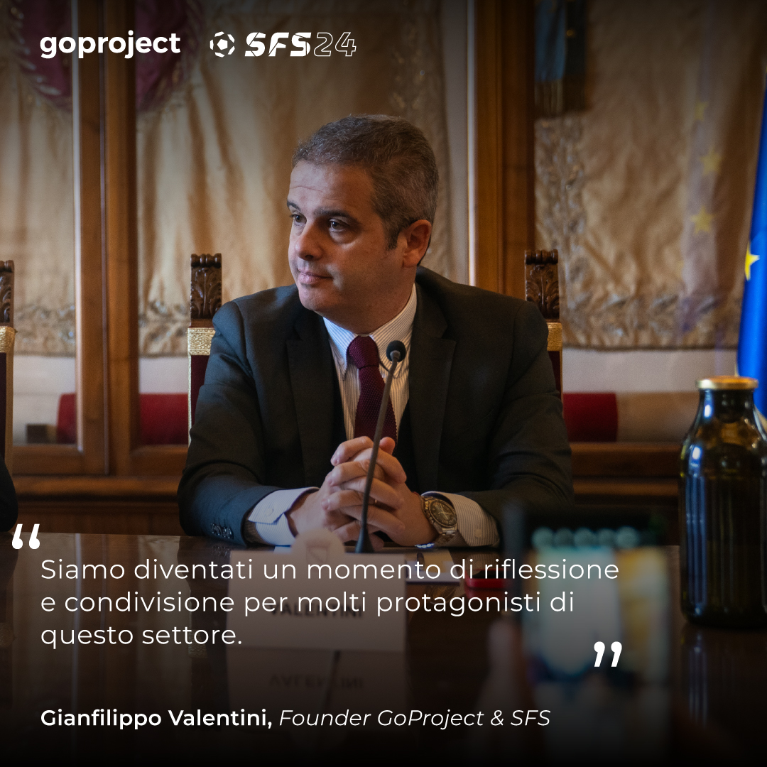 GoProjectSrl's tweet image. Go Project è riuscita a creare un appuntamento unico. Il nostro lavoro sta facendo la differenza nel panorama della Football Industry: ogni passo che compiamo è il frutto della passione e della dedizione di un team che crede nel cambiamento.
#GoProject #SFS24