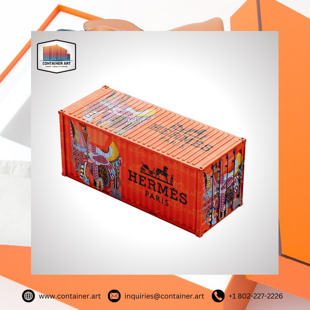 Container_Art's tweet photo. Imagine Hermès elegance in a mobile luxury boutique. ✨

With custom-wrapped containers, brands can meet customers wherever they are! 

Would you visit a Hermès pop-up container?

#Fashion
#Hermes
#HermesLover
#Luxury
#CustomContainer #PopUpBoutique https://t.co/oVZMldl31K