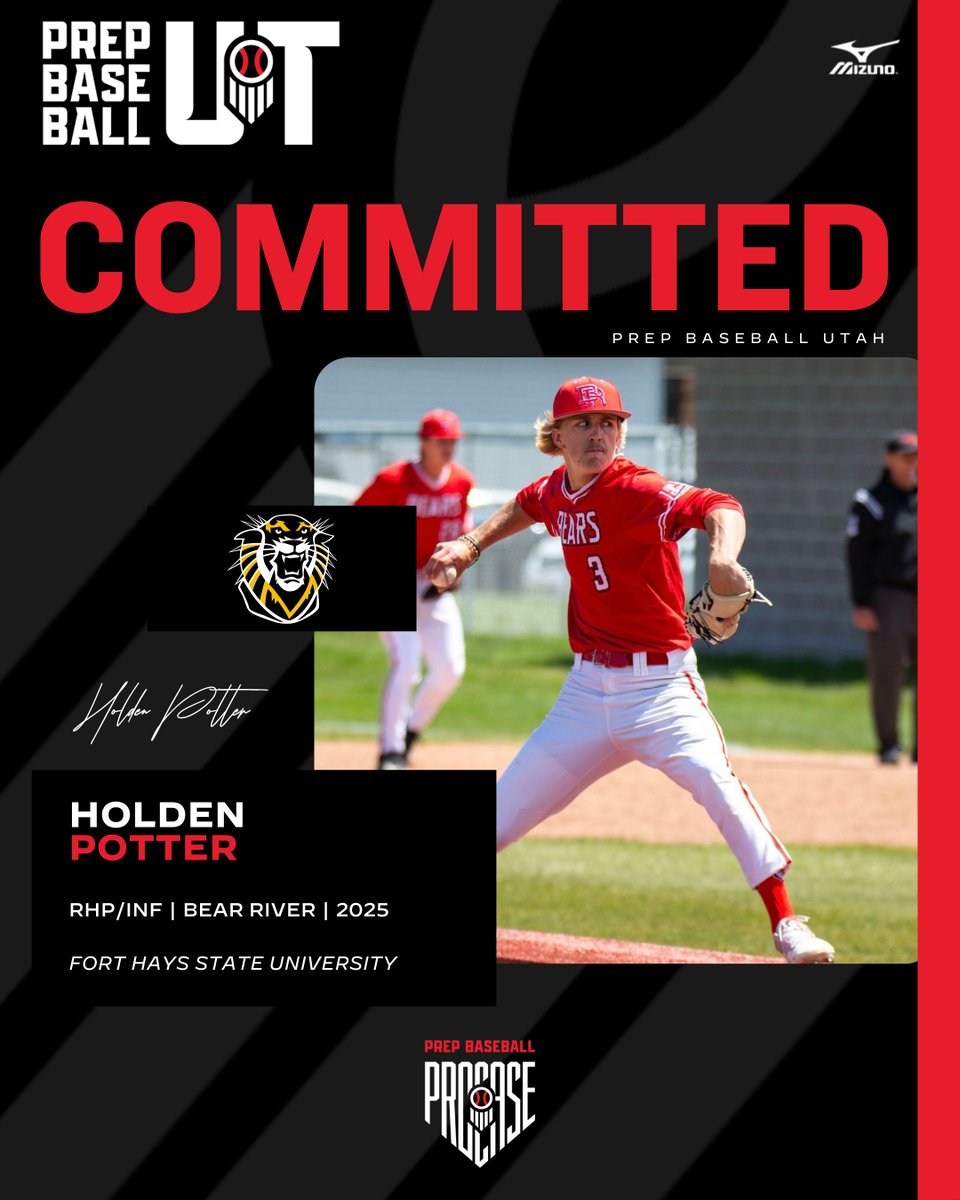 Prep Baseball Utah (@prepbaseballut) on Twitter photo ๐จ๐๐๐๐๐๐๐๐๐๐ ๐๐๐๐๐๐จ
'25 RHP/INF Holden Potter (Bear River) has announced his commitment to Fort Hays State University.
Potter was one of the top unsigned '25 arms in the UT and pitched at the ProCase back in June.
๐ค loom.ly/_4vceYM | <a href="/holdenpotter34/">holdenpotter</a> ๐จ๐๐๐๐๐๐๐๐๐๐ ๐๐๐๐๐๐จ
'25 RHP/INF Holden Potter (Bear River) has announced his commitment to Fort Hays State University.
Potter was one of the top unsigned '25 arms in the UT and pitched at the ProCase back in June.
๐ค loom.ly/_4vceYM | <a href="/holdenpotter34/">holdenpotter</a>