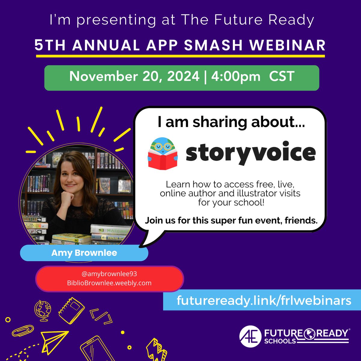 Excited to share insights about Storyvoice with you all! If you're passionate about innovative digital tools, this is the place to be! Register now – it’s FREE:  futureready.link/frlwebinars  
#edtech
