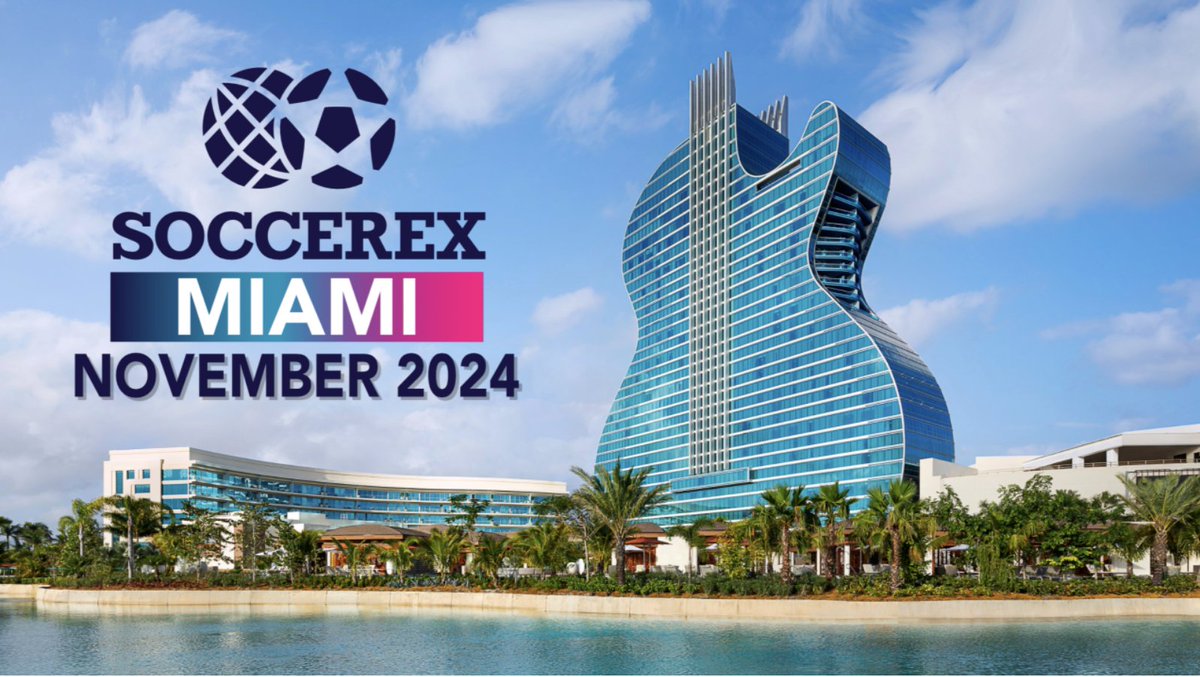 Headed to @SoccerEx tomorrow in Ft. Lauderdale (Nov 12-14). Looking forward to catching up with a number of colleagues - drop me a message to connect. #soccerexmiami