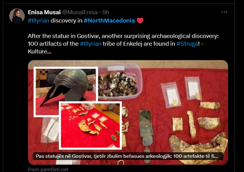 Well, Macedonians, this is interesting.  Enisa Musai works for NATO in the Political Affairs and Security Policy Division.  Always and only #Macedonia