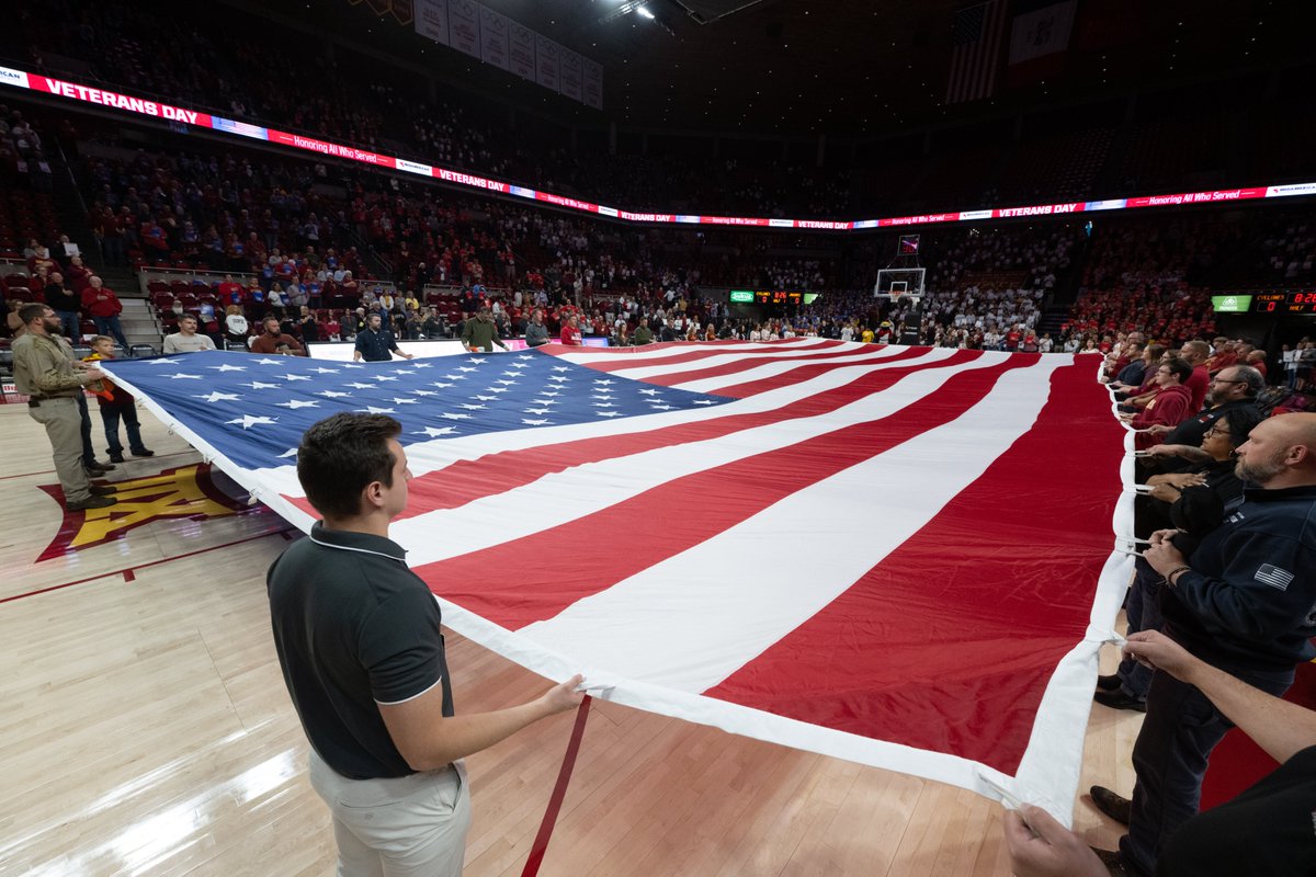 Honoring those who have served and continue to serve.

Thank You! 🇺🇸

#Cyclones | #C5C