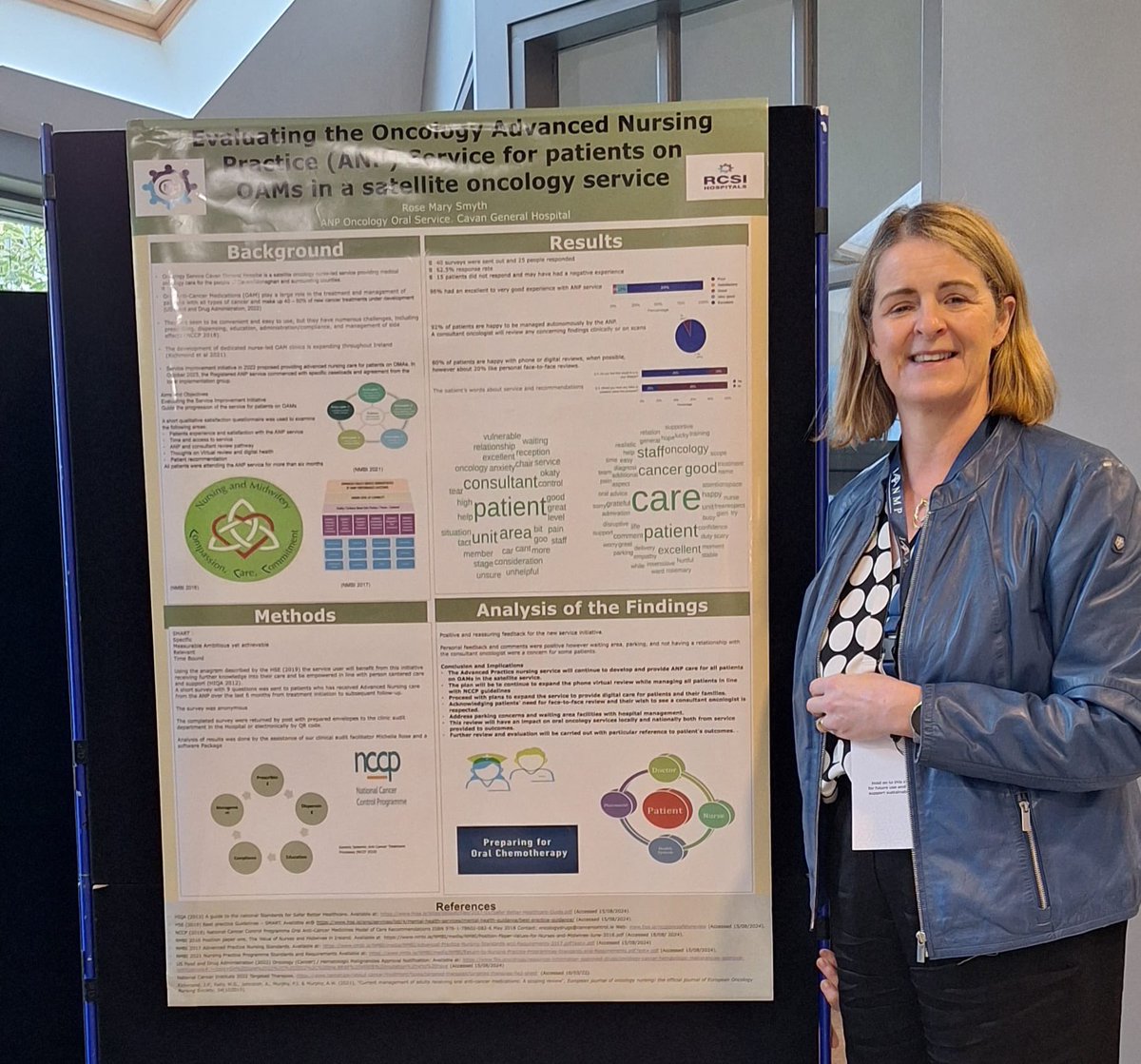 Cavan Monaghan Nursing #wearenursing (@cavmonn) on Twitter photo We are so proud of ANP Oncology oral therapy Rosemary Smyth who won best poster presentation in the research category <a href="/iaanmp/">IAANMP</a> conference today <a href="/hseNCCP/">NCCP</a> <a href="/NMPDUDN/">NMPDU Dublin and North East</a> <a href="/petrinadonnelly/">@donnellyp</a> <a href="/GilmartinMags/">Mags GILMARTIN</a> We are so proud of ANP Oncology oral therapy Rosemary Smyth who won best poster presentation in the research category <a href="/iaanmp/">IAANMP</a> conference today <a href="/hseNCCP/">NCCP</a> <a href="/NMPDUDN/">NMPDU Dublin and North East</a> <a href="/petrinadonnelly/">@donnellyp</a> <a href="/GilmartinMags/">Mags GILMARTIN</a>