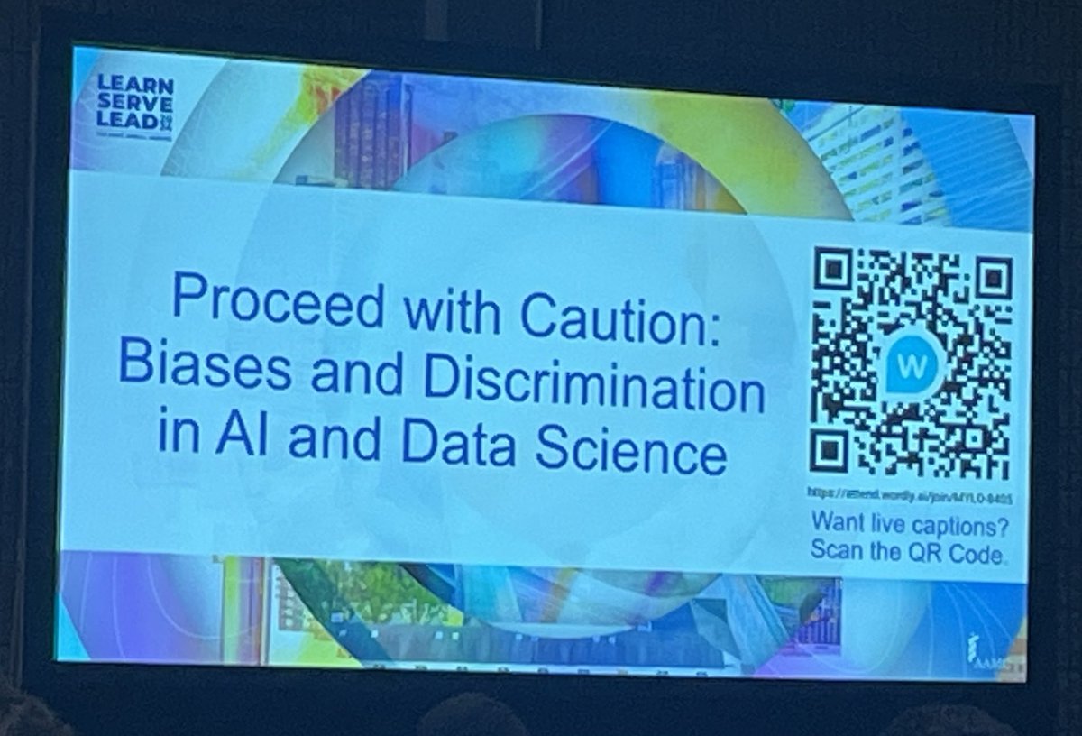 BAAwo_MD's tweet image. What are the successes and challenges being confronted with the evolving world of AI and bias mitigation when thinking about transparency and accountability?

Thankful for the thought-provoking dialogue from the panelists and attendees!

#AAMC24