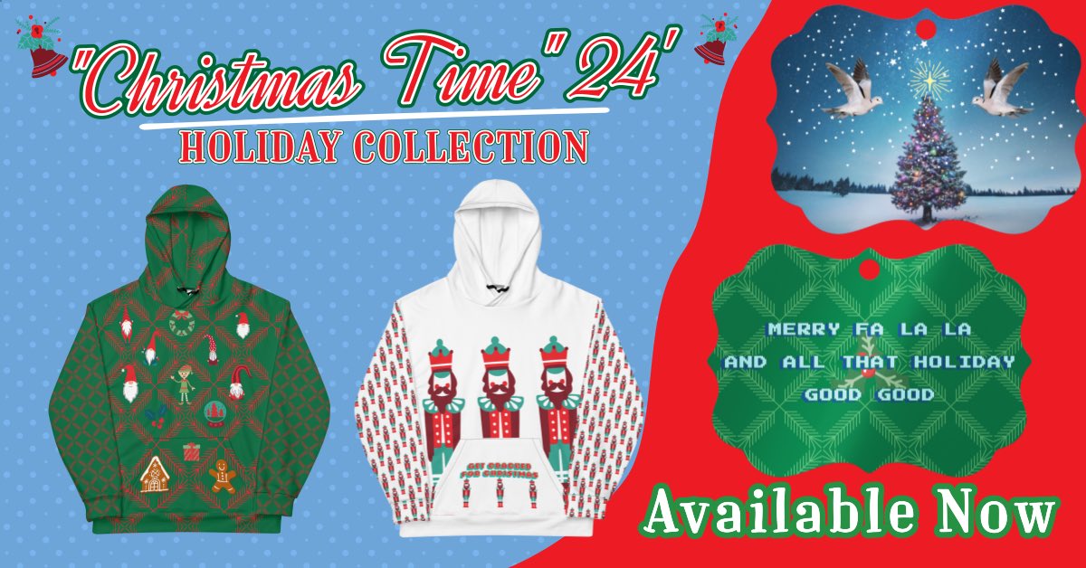 Smartchyle's tweet image. 43 DAYS UNTIL CHRISTMAS! 

Shop The Limited “CHRISTMAS TIME” Holiday Collection Today! 

🛍️🎄⌛️💨: ericazmusic.com/store-DrDbO/le…