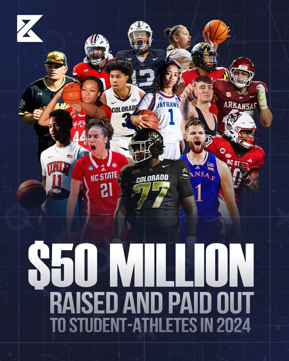🚨 Big News in NIL! 🚨

In 2024, Blueprint Sports has raised and distributed over $50 MILLION in NIL earnings for NCAA student-athletes across our 25+ collectives nationwide🏅

Thank you to all our partners, student-athletes, and supporters for making this achievement possible!