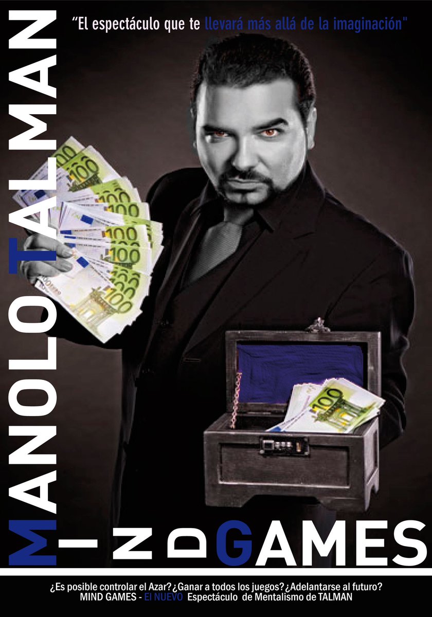 Unica actuacion en Madrid del espectaculo mas exclusivo de Talman! ultimas entradas a la venta. Sabado 16 de Noviembre a las 19:00h en el teatro encantado. 
teatroencantado.com/show/manolo-ta…