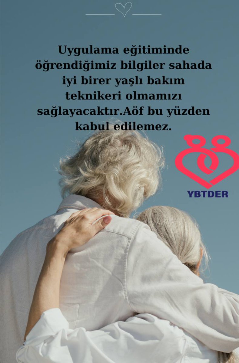 Yaşlıların kendini emanet ettiği teknikerlerin deneyimsiz, hiçbir uygulama almadan mesleğe başlaması kabul edilecek durum değildir.
<a href="/Anadolu_Univ/">Anadolu Üniversitesi</a>
<a href="/atauniv1957/">Atatürk Üniversitesi I Duyuru</a>
<a href="/acikveuzaktan/">İstanbul Üniversitesi AUZEF</a>
#yaslibakimaöfkapansın