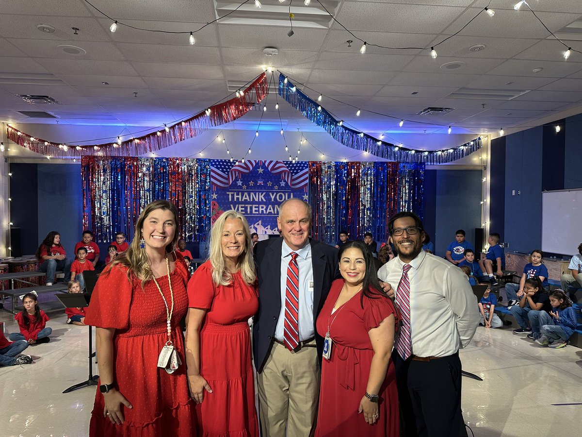 Thank you Mr. Degner for sharing the importance of Veterans Day with our community at <a href="/NISDKallison/">Kallison Elementary</a>. It was an honor to have you! Thanks to our fantastic music teachers Mrs. Flowers and Mr. Tamez for producing an amazing performance as always! <a href="/NISDElemSS/">NISD Elementary SS</a>