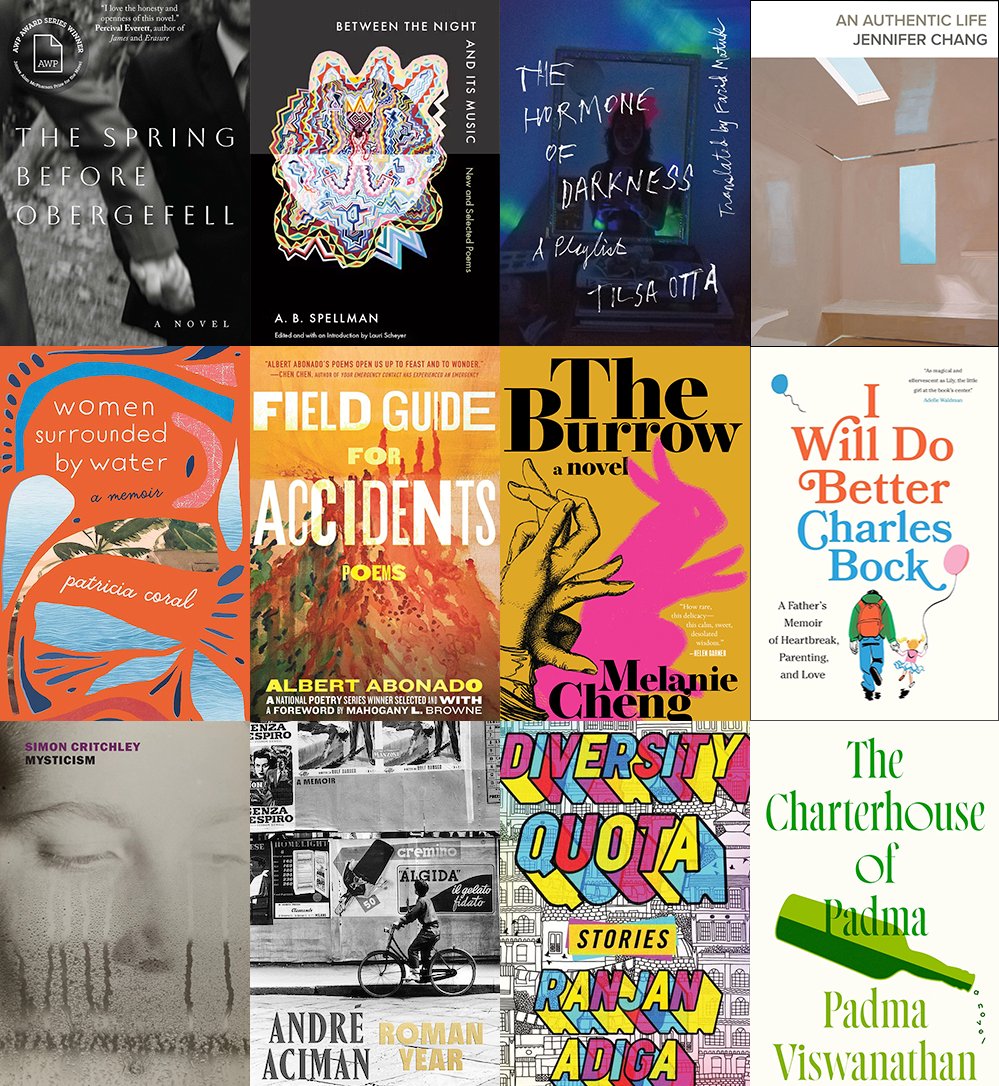 Our selected #PageOne memoirs boast distinctive first lines, including @_patriciacoral_’s Women Surrounded by Water (Mad Creek Books), which opens on a suspenseful note, and <a href="/aaciman/">André Aciman</a>’s Roman Year (<a href="/fsgbooks/">Farrar,Straus&Giroux</a>), which begins with a dramatic line of dialogue. at.pw.org/PageOne2025x1