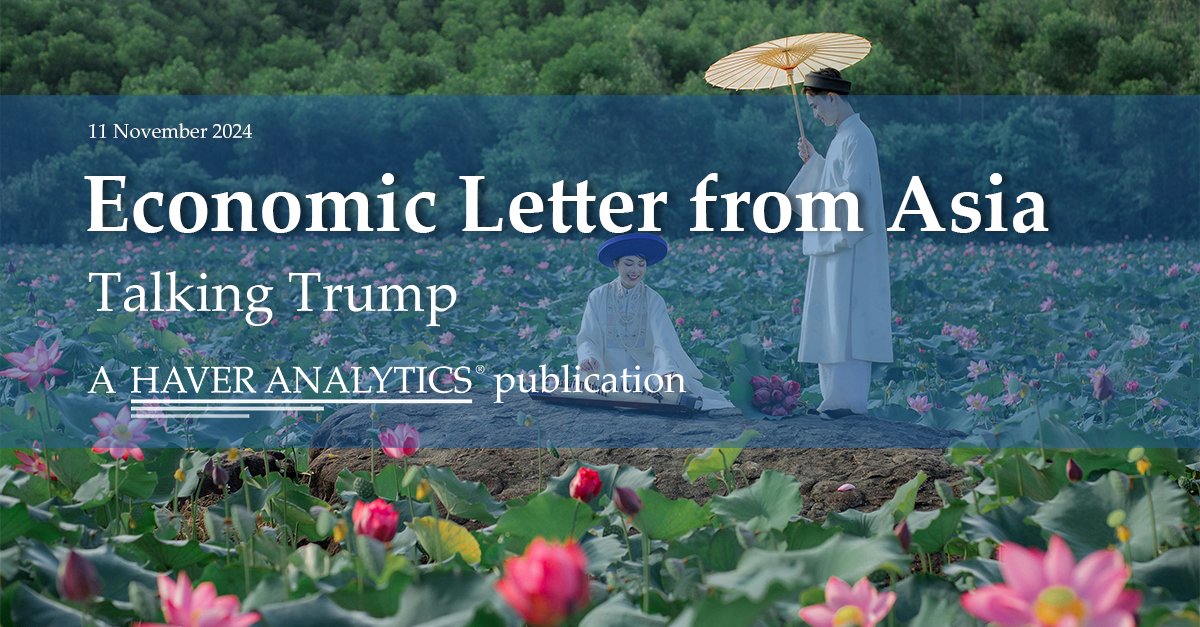 Latest Economic Letter from Asia: Talking Trump

This week’s letter examines the impact of President-elect Trump’s victory on Asia. His policies could limit Asian central.....Continue to the full release and charts here: lnkd.in/eDq_PnpX