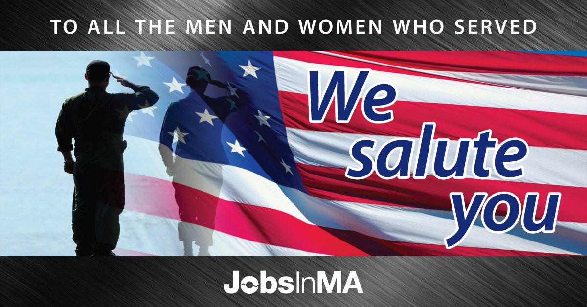 PloymintMA's tweet photo. Although many employers are closed today in honor of our veterans, they are still hiring for a record number of openings. Head over to https://t.co/L1sOgbr24K to find your next great opportunity.

#VeteransDay #JobSearch https://t.co/H6WFDKMZkN