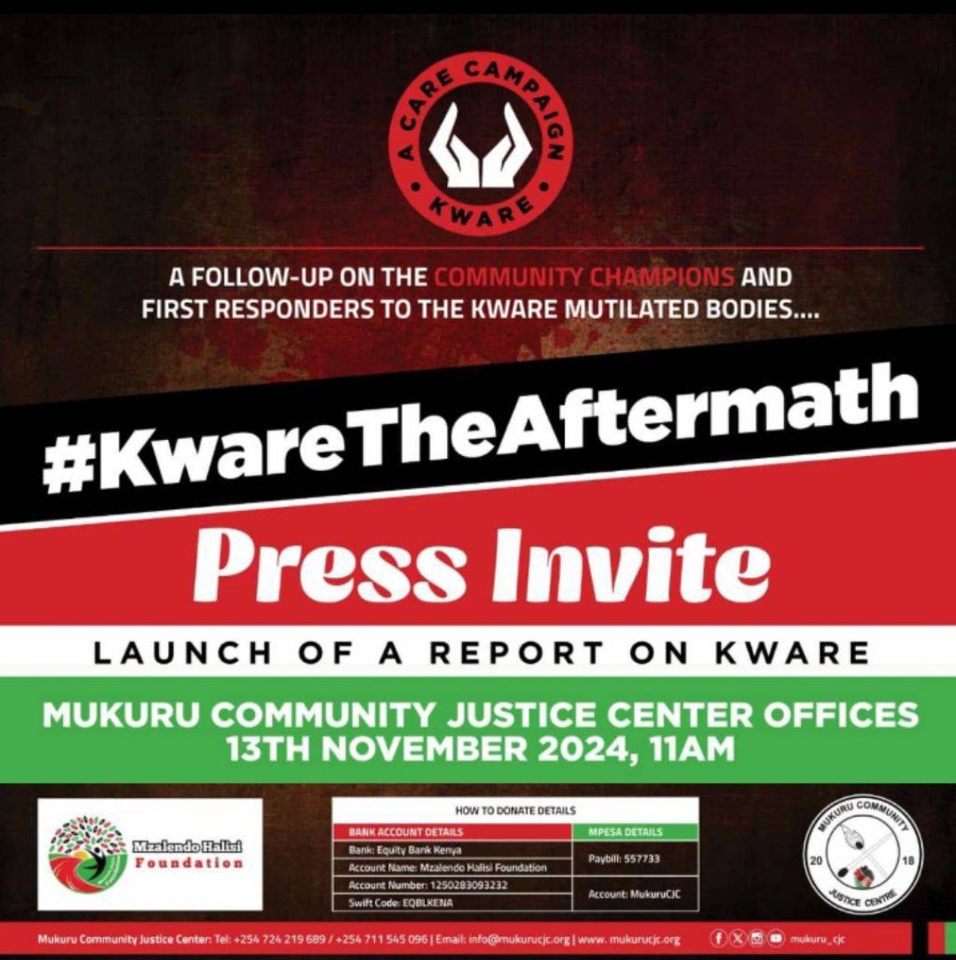 The Mukuru community is reeling from the discovery of 42 dumped bodies, with youths involved in the rescue struggling emotionally. The government’s response has been mixed, fueling calls for justice. Join us on 13/11/24 for a detailed report on the Kware aftermath.